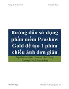 Proshow gold Giải pháp cho việc thiếu video