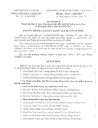 QĐ thành lập hội đồng chấm đồ dùng dạy học và bài giảng điện tử năm 2011