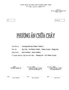 Phương án PCCC trường học