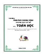 PPCT môn Toán THCS 2011 mới