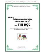 PPCT giảm tải Tin học THCS tỉnh Trà Vinh