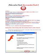 Phần mềm Flash Macromedia Flash 8 1