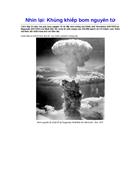 Nhìn lại vụ thảm sát bởi bom nguyên tử ở Nhật