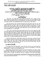 Sáng kiến kinh nghiệm mĩ thuật