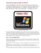 Tăng tốc máy tính toàn diện với WinXP