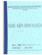 Sáng kiến kinh nghiệm Lịch Sử 7