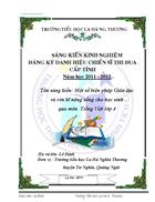 Skkn rèn kỹ năng sống cho học sinh tểu học