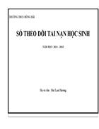 Sổ theo doi tai nạn học sinh