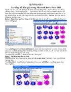 Tạo đồng hồ đếm giây trong Power point 2003