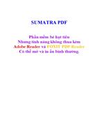 Sumatra Đọc File PDF