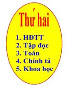 Thoi khoa bieu lop 4