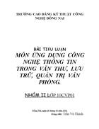 Thực trạng ứng dụng công nghệ thông tin cấp trung ương