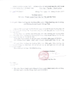 Thông báo tham quan Hà Tiên