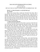 Tốm tắt nhiệm kỳ