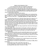 Tham luận DHCĐ Chiến