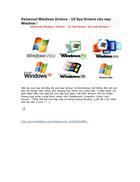 Universal Windows Drivers Máy tính