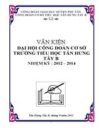 Vă kiện DHCĐ TH THTB