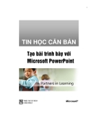 Trinh bay voi Power Point Phan I