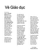 Vè giáo dục