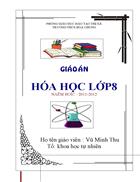 Bìa giáo án hóa học