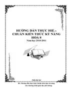 Hướng dẫn thực hiện ktkn hóa 8