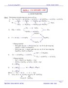 BD HSG hóa 9 phân dạng bài tập