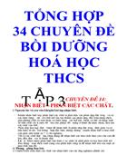 Chuyên đề bồi dưỡng HSG Hóa P3