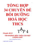 34 chuyên đề bồi dưỡng HSG hóa 9 P 4