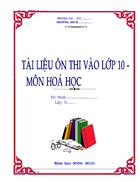 Ôn luyện hóa 9