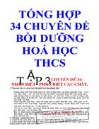 Tong hop 34 chuyen de hoa hoc thcs hay