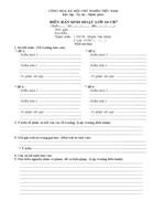 Biê bản sinh hoạt lớp chủ nhiệm 10