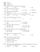Kiểm tra 45 Hóa 10NC Cực hay