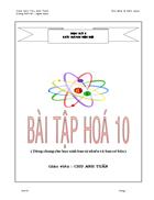 Bài tập hóa 10 cả 2 ban