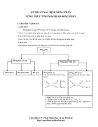 Chuyên đề kỹ thuật xác định đồng phân công thức tính nhanh số đồng phân