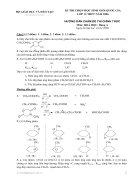 Đáp án đề thi HSG hóa Quốc gia 06