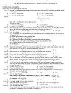Kiẻm tra 45 phút 11NC hợp chất hữu cơ ankan