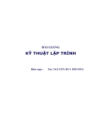 Ki thuat lap trinh c