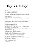 Học cách học