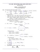 Tài liệu bồi dưỡng học sinh giỏi thcs môn hoá hoc