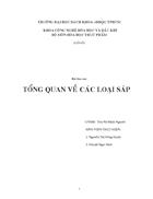 Tổng quan về các loại sáp