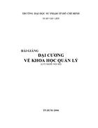 Quản lí học