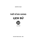 Giáo án lịch sử cơ bản lớp 10 tập 1