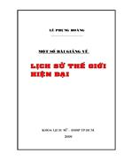 Lịch sử thế giới hiện Đại