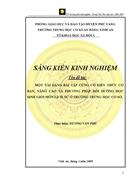 Một vài dạng bài tập củng cố kiến thức cơ bản nâng cao và phuơng pháp bồi dưỡng HSG Môn Lịch Sử ở trường THCS