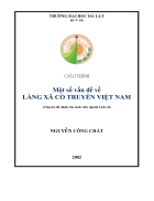 Một số vấn đề về làng xã Việt nam