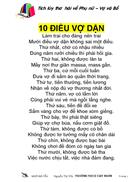 10 điều vợ dặn chồng