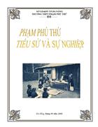 Phạm Phú Thứ cuộc đời và sự nghiệp