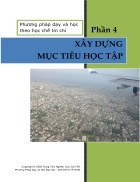 Xây dựng mục tiêu học tập