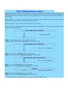 Cấu trúc câu bị động