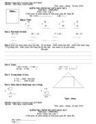 Đề KTDK Lân 1 năm học 2010 2011
